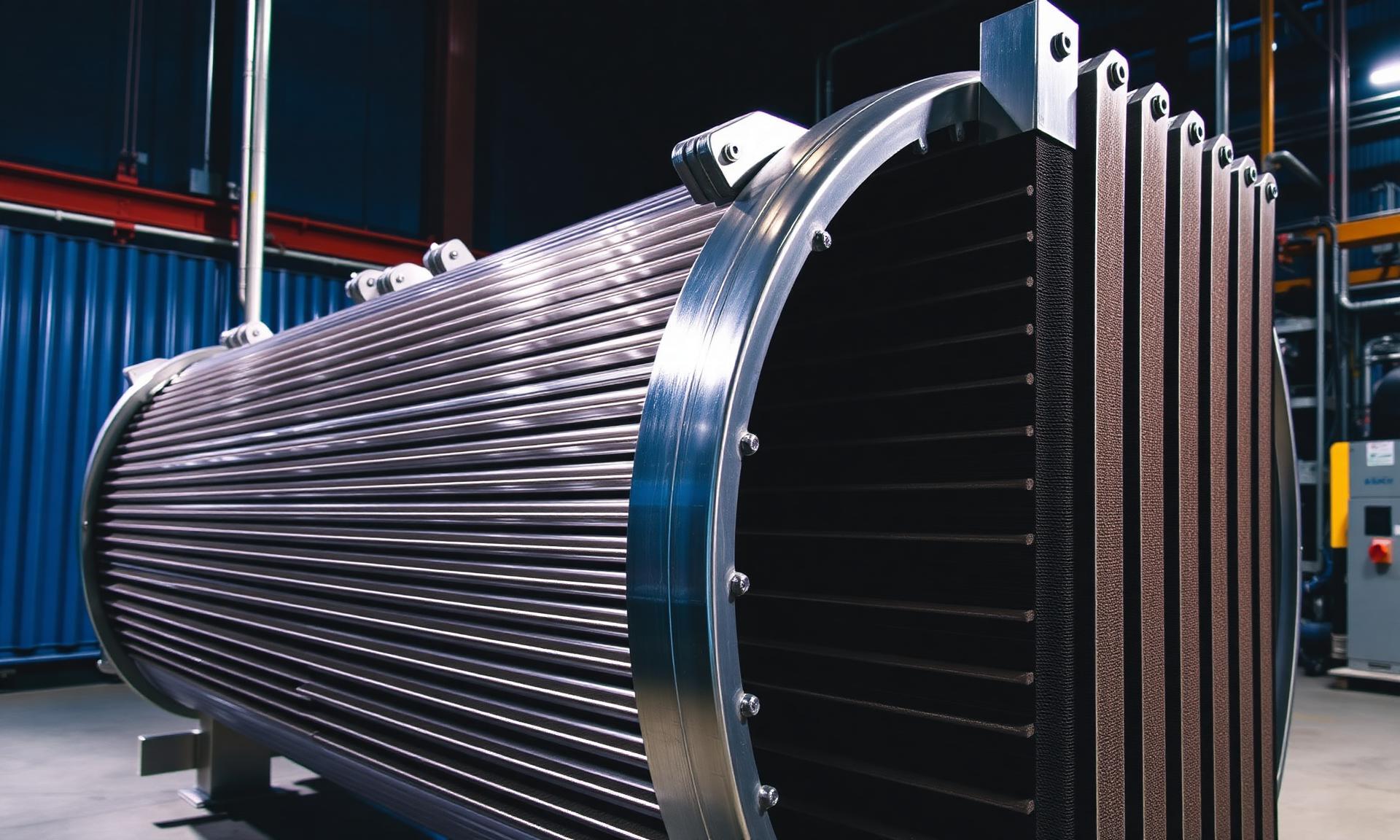 Finned tube heat exchanger manufactured by Steam Radiators